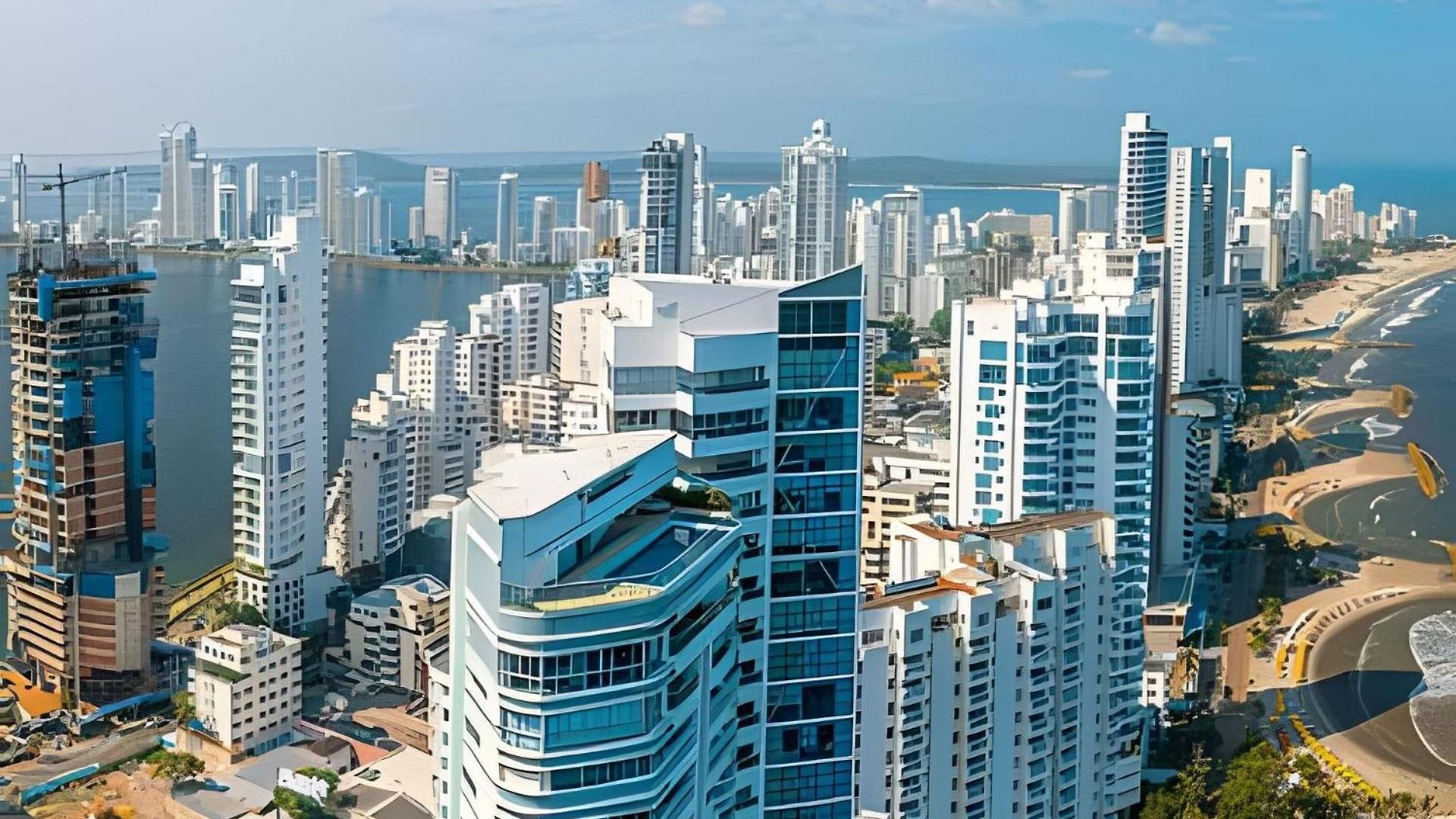 Lujoso Apto De 1 Habitación En Piso 24-murano E Cartagena