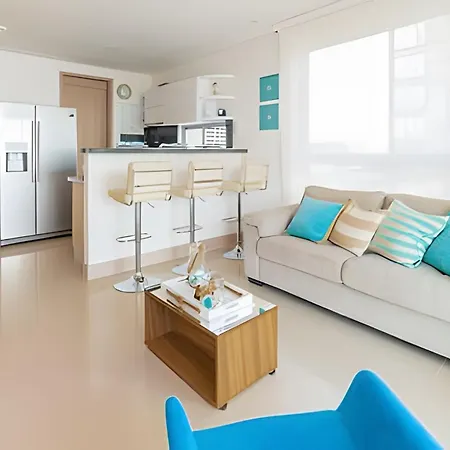 Apartamento Lujoso Apto De 1 Habitación En Piso 24-murano E Cartagena