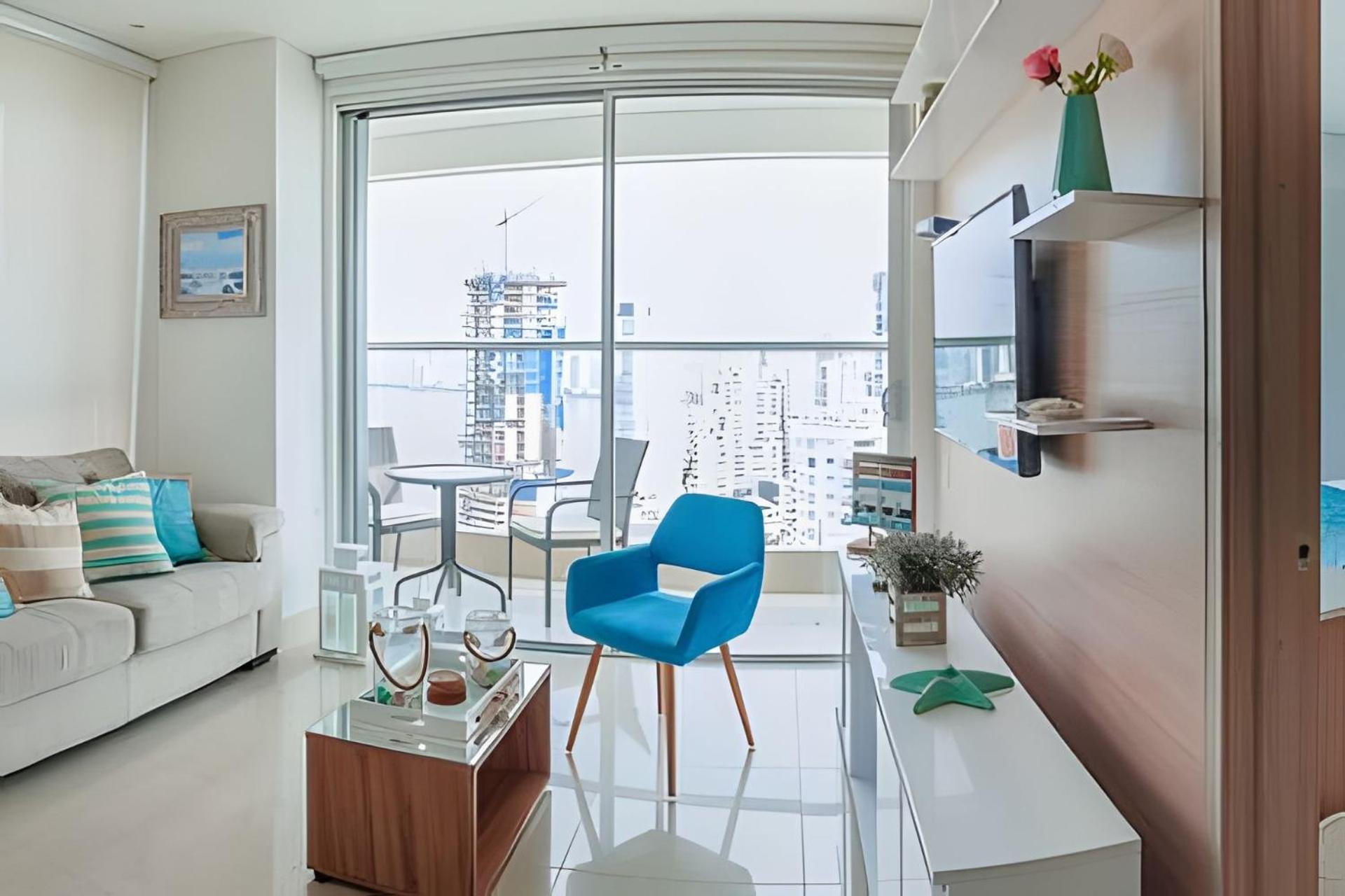 Lujoso Apto De 1 En Piso 24-murano E * Cartagena